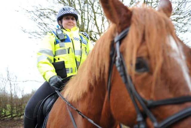 Julie Mead, a police inspector with Northamptonshire Police
