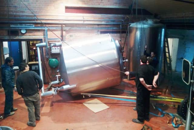 The new tank is the biggest in the county outside of the Carlsberg brewery.