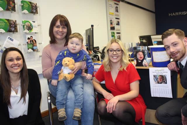 The Harrison Murray Estate Agency runners with Harry Charlesworth