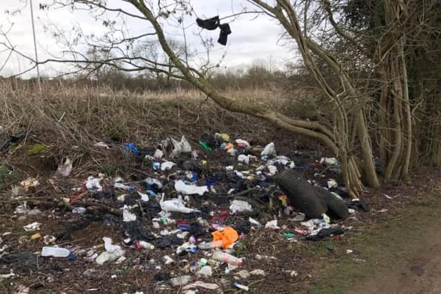 Upton Mill Lane flytipping