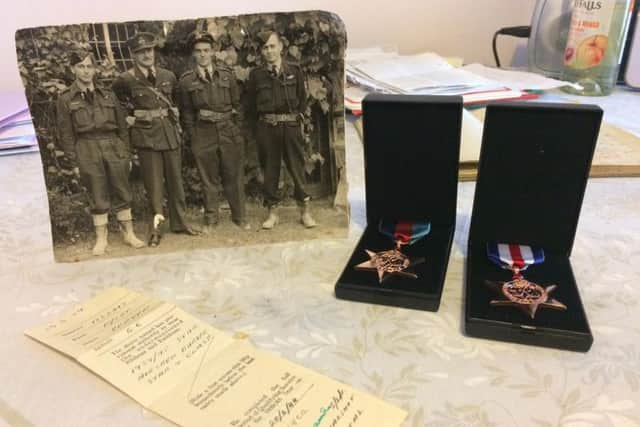 The medals and the long-lost slip of paper proving Mr Verden's claim