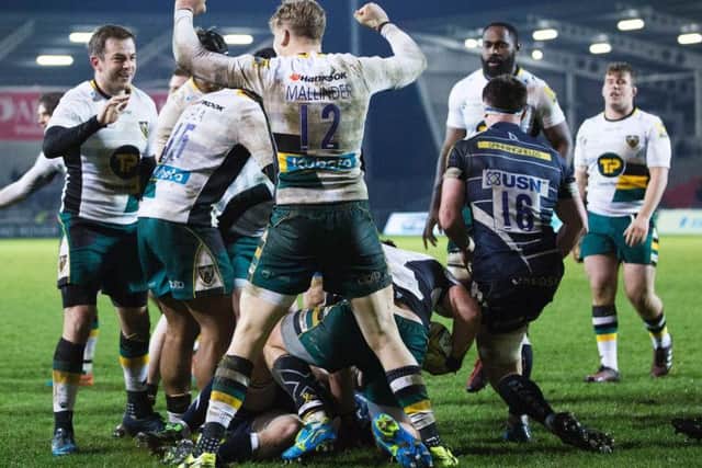 Saints secured a superb win at Sale on Friday night (pictures: Kirsty Edmonds)