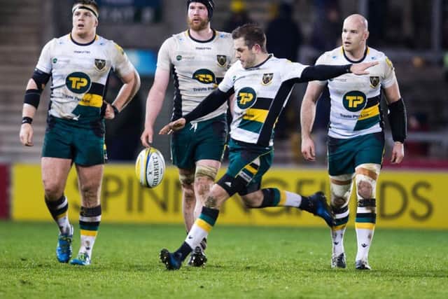 Stephen Myler helped Saints beat Sale on Friday night (picture: Kirsty Edmonds)