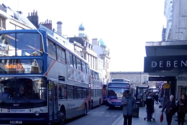 The Drapery at lunchtime. Picture by John Evans.