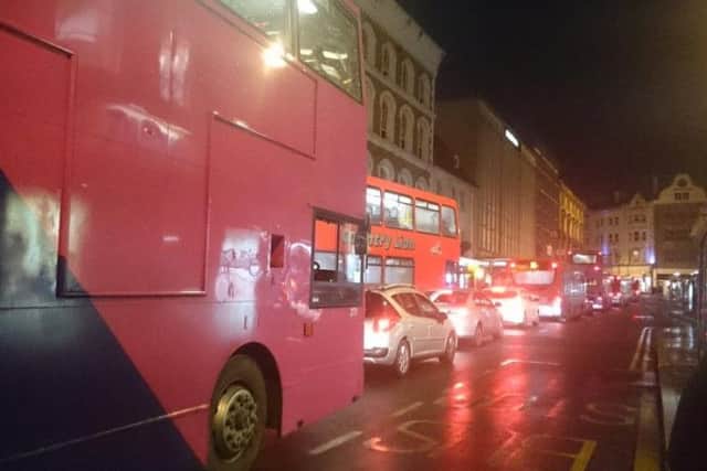 The boss of Stagecoach Midlands says non-public transport vehicles are to blame for the snarl ups on the inner ring road.