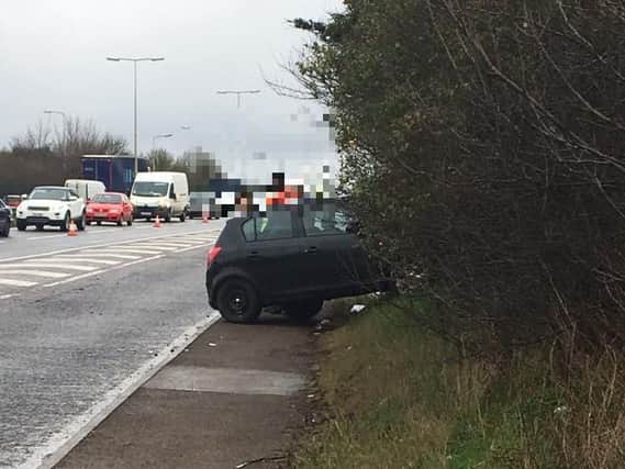 Five vehicles were involved in a road traffic incident this morning