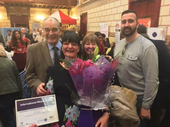 An inspirational volunteer has been commended for her selfless work with the Northampton homeless community
