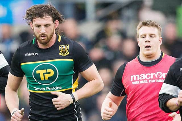 Tom Wood and Paul Hill are part of the England squad preparing for Saturday's crunch clash with Ireland