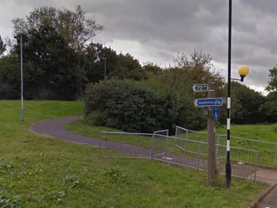 The incident happened near the bridge over the A45 in Fishponds Road, Little Billing.