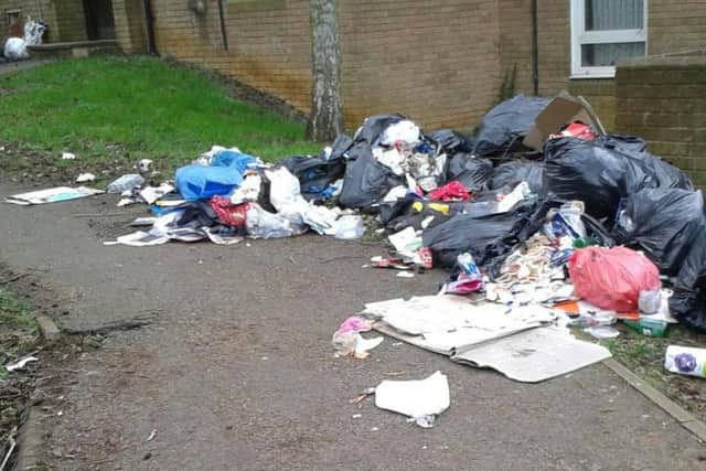 A resident has seen children playing amongst rats following a spate of fly-tipping