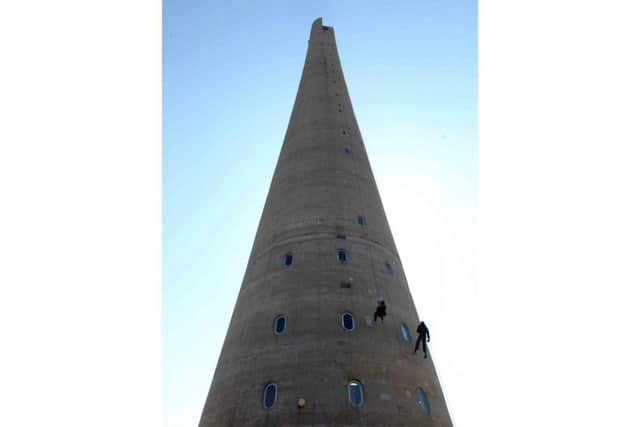 The Northampton Hope Centre lead an abseil event down the National Lift Tower every year.