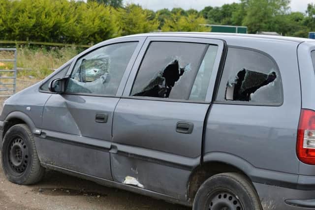A scene from the site of the shooting at the Greenfields travellers site in Braybrooke. Pictures by Andrew Carpenter. NNL-160713-090755001