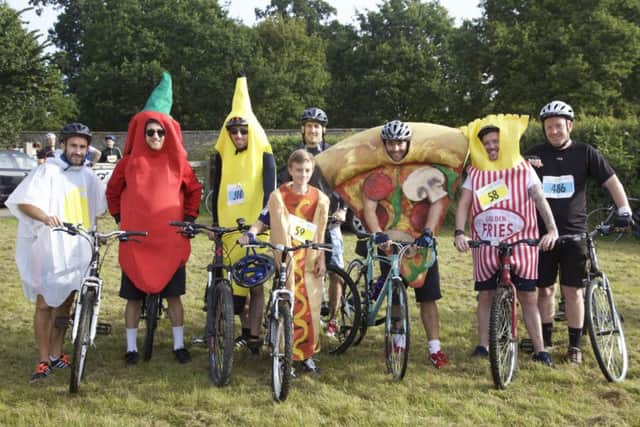 Fast food : Fancy dress cyclists spice up the Cycle4Cynthia event