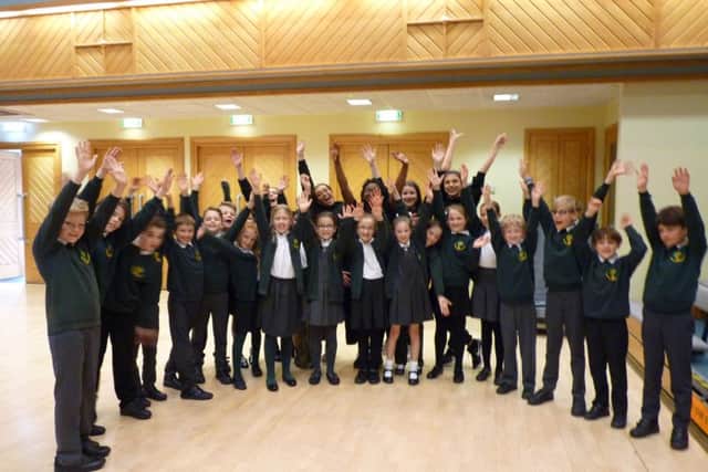 Primary school pupils were guests of Northampton High School to see their performance of We Will Rock You