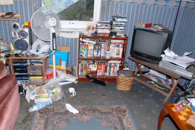 The lounge of the Taylors' home in Pitstone Road.