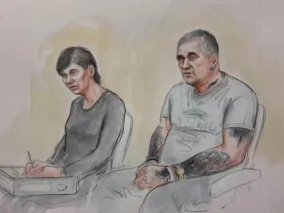 Nicholas and Joan Taylor at court in February.