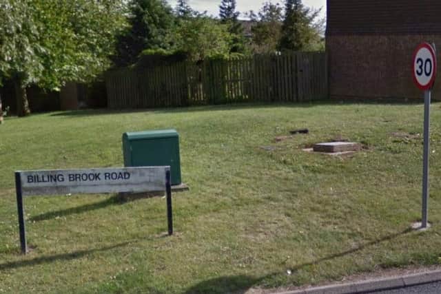 Two boys were approached by a pair of offenders in Billing Brook Road. Photo: Google Maps