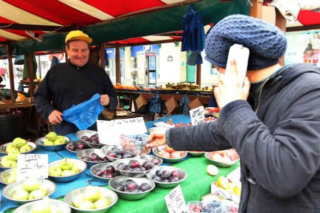 A Northampton market trader