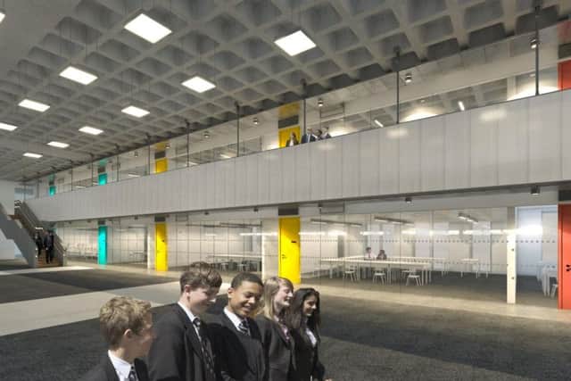 Northampton International Academy's new 30million building is approaching completion.