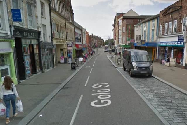 Gold Street, Northampton. Google Maps