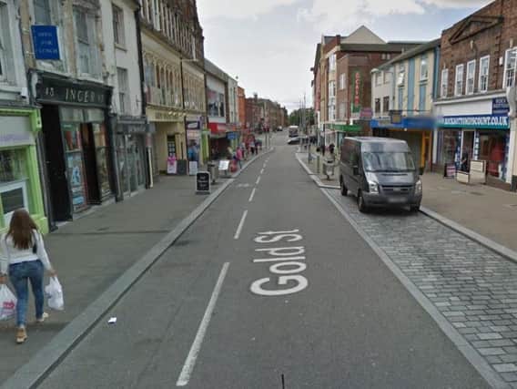 Gold Street, Northampton. Google Maps