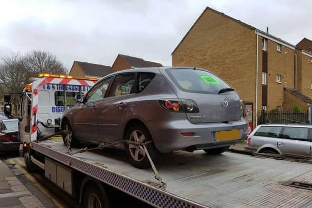 This driver parked on a junction in Northampton while his friend rolled a spliff