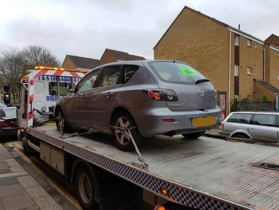 This driver parked on a junction in Northampton while his friend rolled a spliff