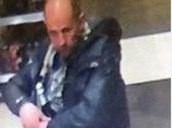 This man may have information about a theft in Northampton