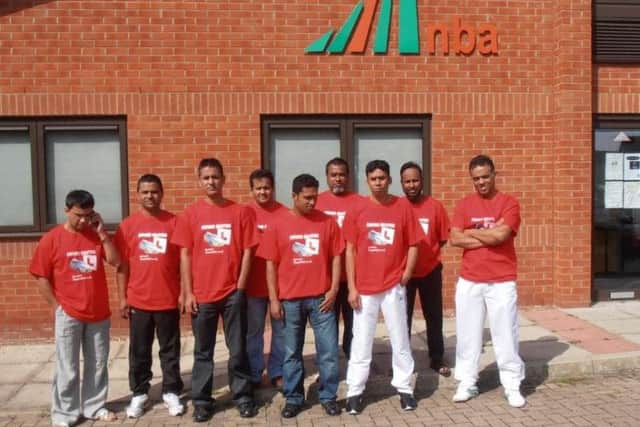 Members of the Northampton Bangladeshi Association, based in Mill Road.