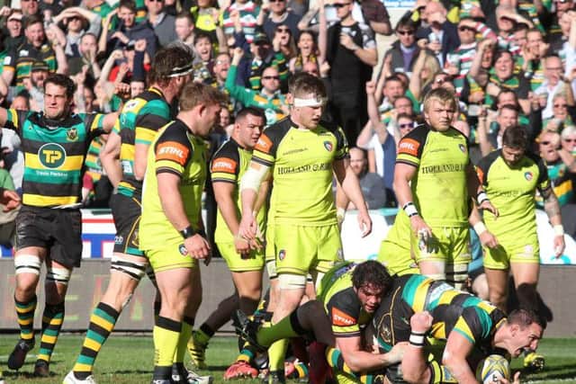 Louis Picamoles had helped to put Saints in control against Tigers (pictures: Sharon Lucey)