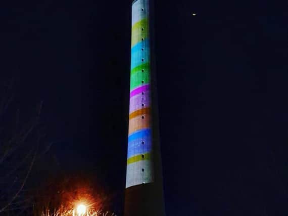 The National Lift Tower is set to be lit up with 3D projections tonight as part of the county's new tourism campaign.