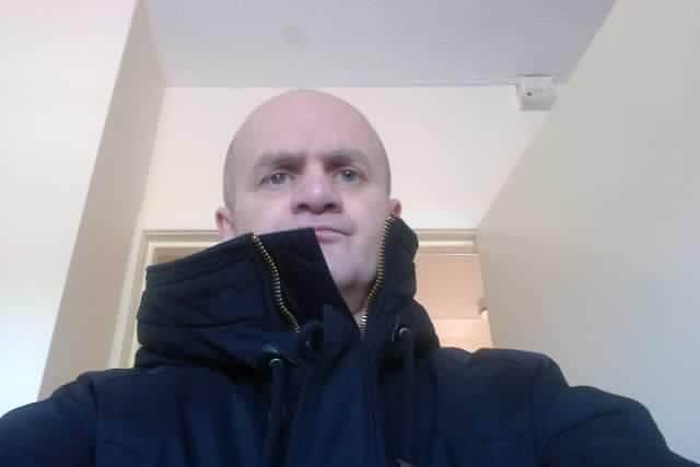 John Bryson was found unconscious on a disused railway line back in early February. He is pictured wearing the jacket he was found in.