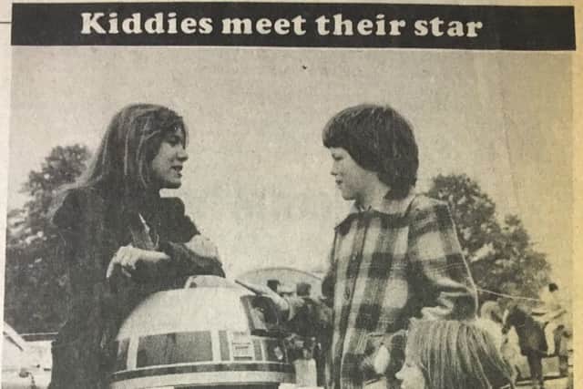 From our archive: Carrie Fisher talks with two young fans