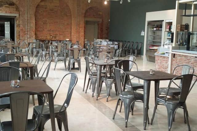 The Conservatory Room cafe is set to open at Delapre Abbey next week.