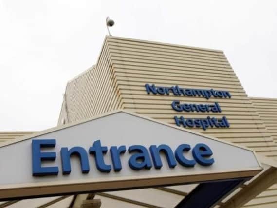 Northampton General Hospital spent 14 days on black alert in February.