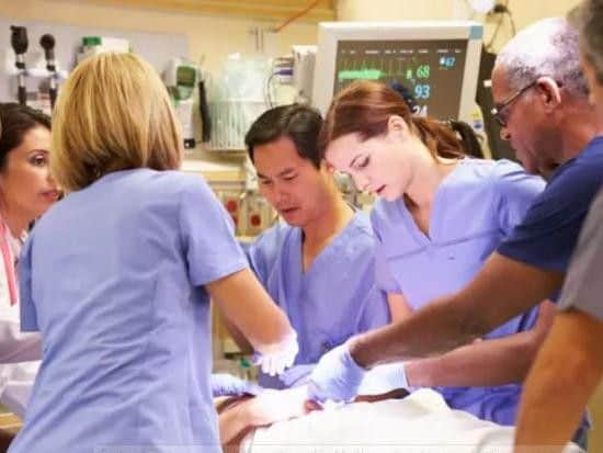 NGH is prepared to station nurses in corridors to deal with stacked-up patients.