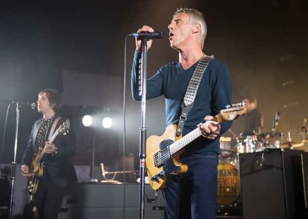 Paul Weller and Andy Crofts on stage at the Derngate on Sunday (Pictures: David Jackson)