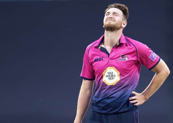 Richard Gleeson has been ruled out of Northants' clash with Glamorgan (picture: Kirsty Edmonds)