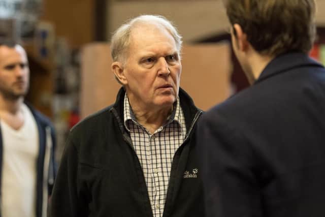 Tim Pigott-Smith in rehearsals for Death of a Salesman