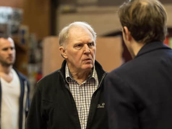 Tim Pigott-Smith in rehearsals for Death of a Salesman
