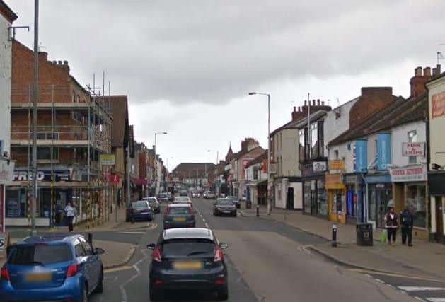 A man's face and neck was slashed with a coke can in Wellingborough Road.