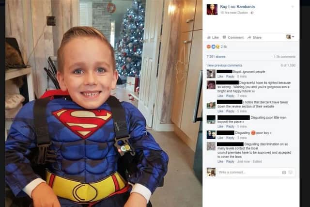 Kay's post has now been shared over 7,000 times with 1,500 comments.