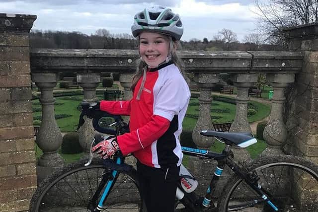 Ruby Isaac will be cycling the NorPIP charity bike ride, around Silverstone circuit in aid of the Northamptonshire Parent Infant Partnership