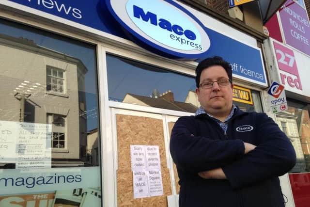 Andrew Cruden has closed his newsagents in St Giles because he keeps getting targeted by burglars.