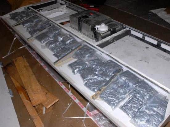 Over 5million worth of heroin was discovered inside a kitchen sink worktop in a Northampton bakery.