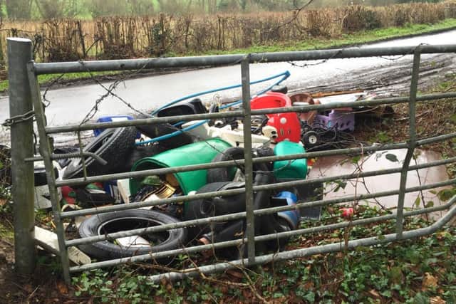 Fly tipping. Picture: Sarah Standing