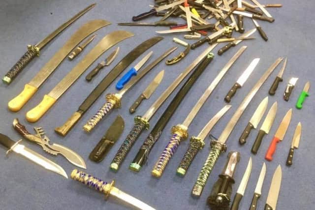 A total of 143 knives have been handed in at recent knife amnesties.