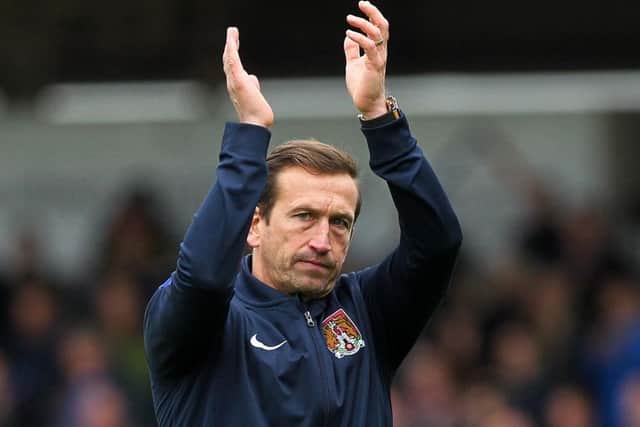 Cobblers boss Justin Edinburgh