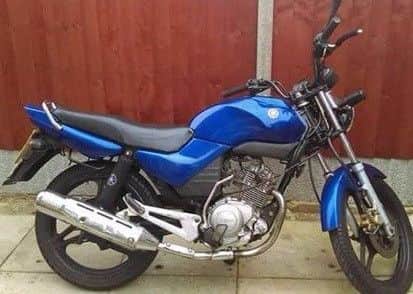 The stolen bike.