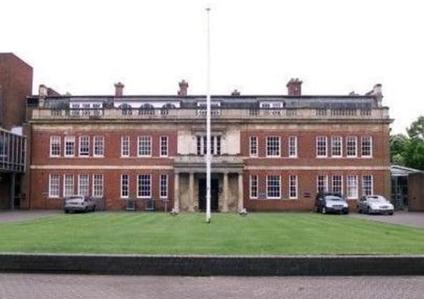 Wootton Hall, Northamptonshire Police's headquarters.
